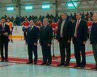 Легенды мирового хоккея Якушев и Мышкин в Томске, 2012 год