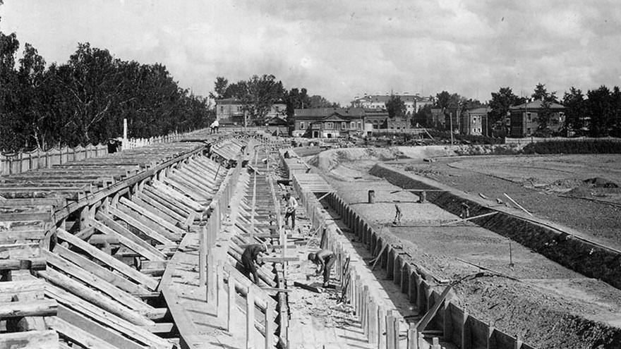 Томск строил новый стадион, 1928 год